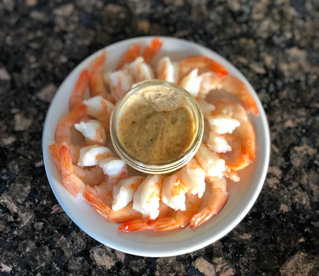 Creole Shrimp with Spicy Remoulade Dipping Sauce